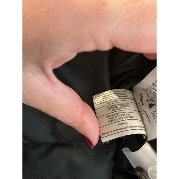 Woolrich Womens Long Duck Down Puffer Coat Plus Size 2XL 2X Black Belted Feather - Picture 13 of 16